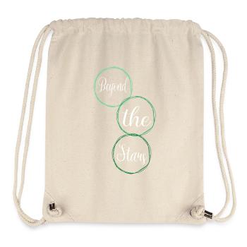 jokes humor birthday present astronaut - Stanley/Stella Recycled Gym Bag - natural - Front