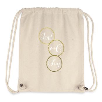 Mountain Biking Destinations Birthday - Stanley/Stella Recycled Gym Bag - natural - Front