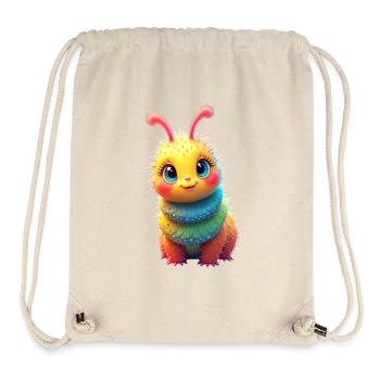 Caterpillar colorful cute cute - Stanley/Stella Recycled Gym Bag - natural - Front