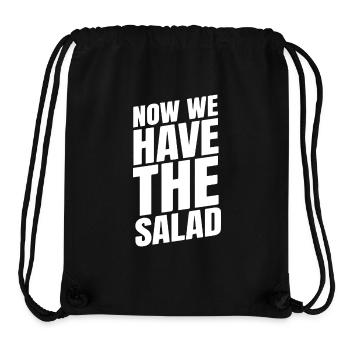 Now we have the salad Denglisch lustig - Stanley/Stella recycelter Gym Bag - Schwarz - Vorne