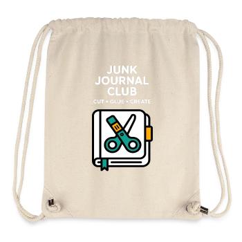 Junk Journal Club Cut Glue Create - Stanley/Stella recycelter Gym Bag - Naturweiß - Vorne