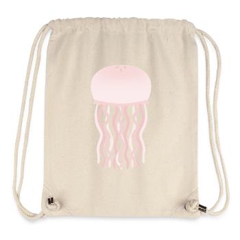Pastel Quallen-Glanz - Stanley/Stella recycelter Gym Bag - Naturweiß - Vorne