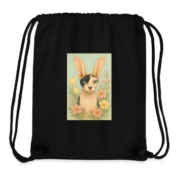 Easter Sphynx Cat - Stanley/Stella Recycled Gym Bag - black - Front
