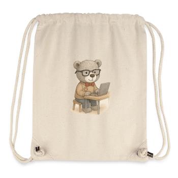 Lord Petzi Nerd - Stanley/Stella recycelter Gym Bag - Naturweiß - Vorne