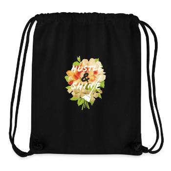 Hustle & Shine - Stanley/Stella recycelter Gym Bag - Schwarz - Vorne