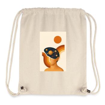 Abstraktes Genie - Stanley/Stella recycelter Gym Bag - Naturweiß - Vorne