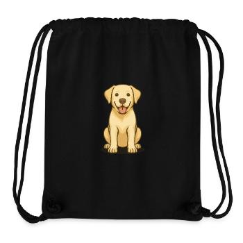 Labrador Love – Treuer Blick, großes Herz - Stanley/Stella recycelter Gym Bag - Schwarz - Vorne