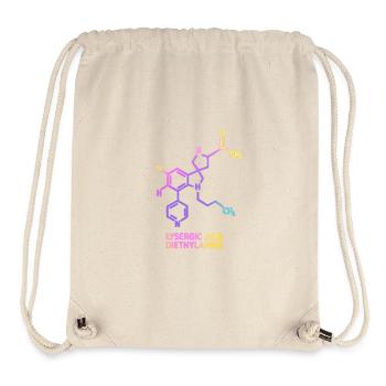 Psychedelic Molecular Art LSD - Stanley/Stella Recycled Gym Bag - natural - Front