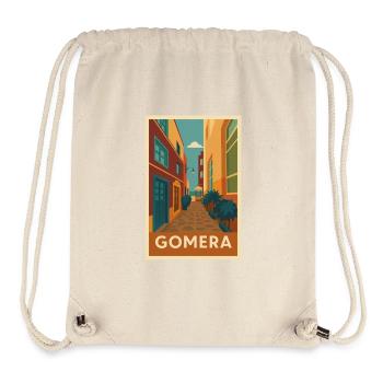 Gomera Island Street Poster - Stanley/Stella Recycled Gym Bag - natural - Front