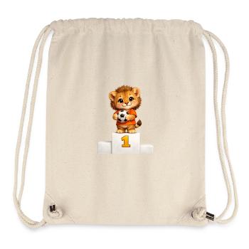 Bébé Lion a gagné - Sac à cordon recyclé Stanley/Stella - blanc naturel - Devant