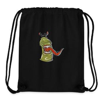 Devil Can - Stanley/Stella recycelter Gym Bag - Schwarz - Vorne
