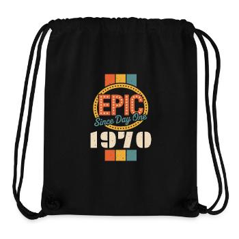 Legendary since 1970 - Stanley/Stella Recycled Gym Bag - black - Front