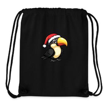 Tukan Vogel Weihnachten Niedlich - Stanley/Stella recycelter Gym Bag - Schwarz - Vorne