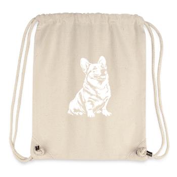 Corgi - Dog Fan - Stanley/Stella Recycled Gym Bag - natural - Front