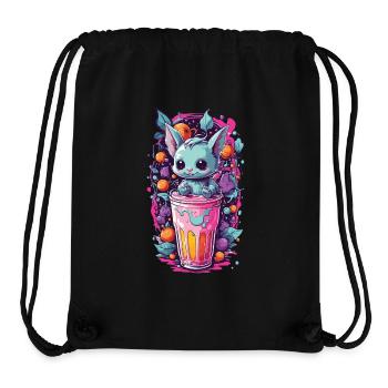Kawaii Gothic Candy Goth Monster Pastel Design - Stanley/Stella recycelter Gym Bag - Schwarz - Vorne