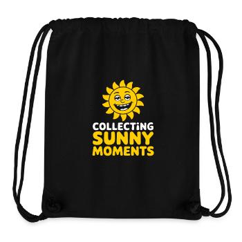 Sunny Summer Moments Vibes Summer Sun - Stanley/Stella Recycled Gym Bag - black - Front