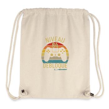 LEVEL 64 UNLOCKS - Stanley/Stella Recycled Gym Bag - natural - Front