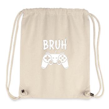 Bruh Controller Design Gaming Gamer - Stanley/Stella recycelter Gym Bag - Naturweiß - Vorne