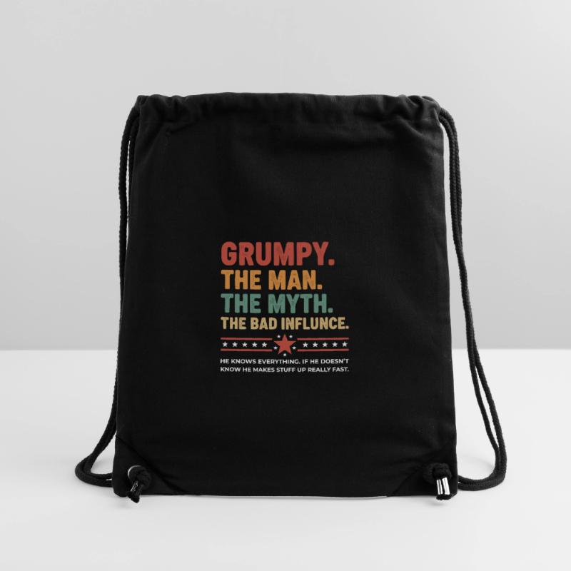 Grumpy – The Legend & the Bad Influence Stanley/Stella Recycled Gym Bag