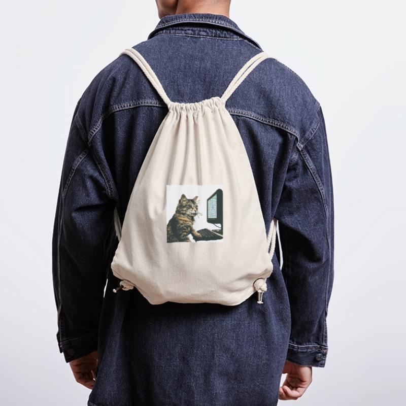 Pixelhackercat Stanley/Stella recycelter Gym Bag