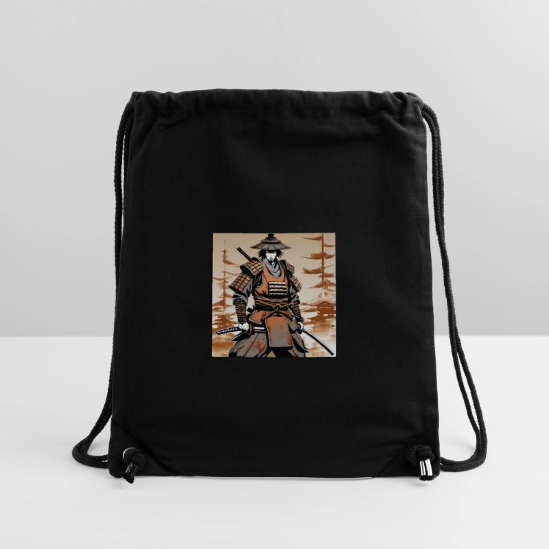 Samurai im Ocker-Rüstungsstil Stanley/Stella recycelter Gym Bag