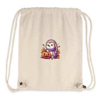 Igel Halloween - Stanley/Stella recycelter Gym Bag - Naturweiß - Vorne