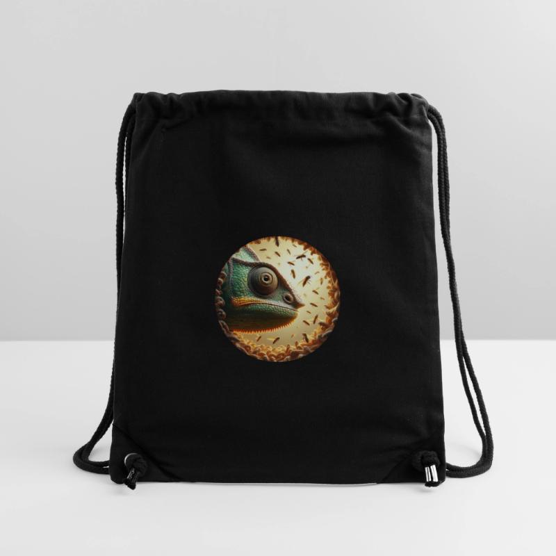 Caméléon avec animation d’abeilles Sac à cordon recyclé Stanley/Stella