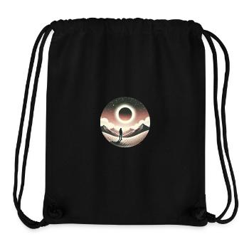 Eclipse Gaze Silhouette Design - Stanley/Stella Recycled Gym Bag - black - Front