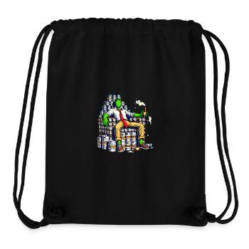 Wochenende Thron Lustiges Bier König Design - Stanley/Stella recycelter Gym Bag - Schwarz - Vorne