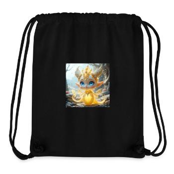 Aventurica - Stanley/Stella recycelter Gym Bag - Schwarz - Vorne