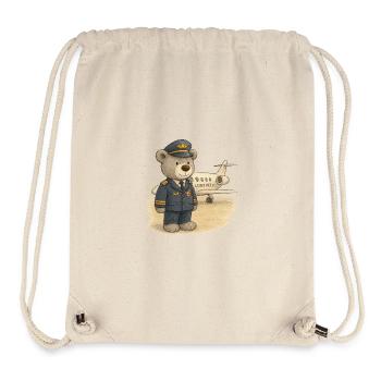 Lord Petzi Pilot - Stanley/Stella recycelter Gym Bag - Naturweiß - Vorne