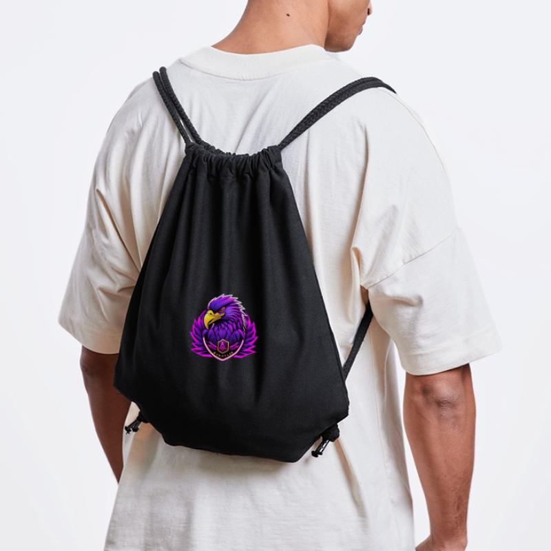 Futuristic eagle with neon accents Stanley/Stella Recycled Gym Bag
