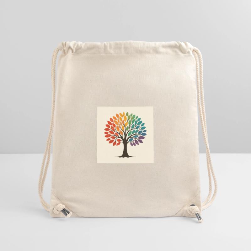 Rainbow Tree Illustration Stanley/Stella Recycled Gym Bag