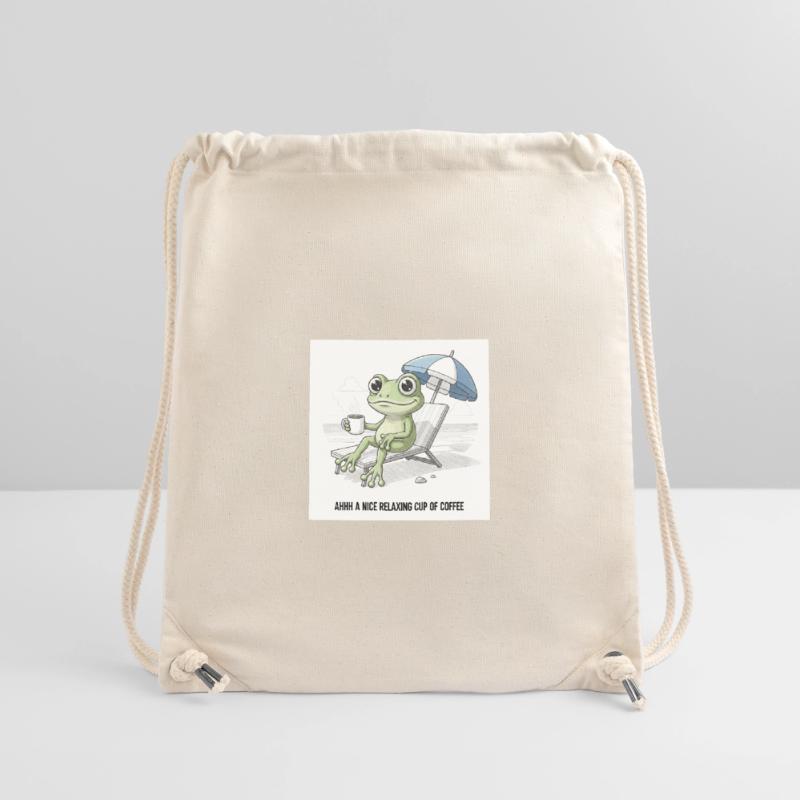 Frog Beach Coffee Chill Stanley/Stella Recycled Gym Bag