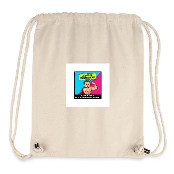 Bauhumor für Erwachsene - Stanley/Stella recycelter Gym Bag - Naturweiß - Vorne