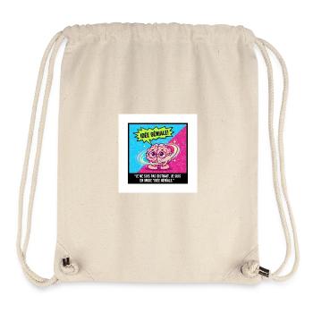 Geniale Idee Brain Pop - Stanley/Stella recycelter Gym Bag - Naturweiß - Vorne