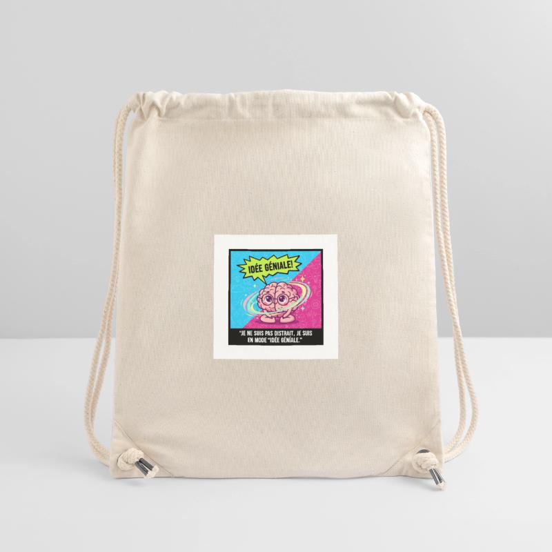 Awesome Idea Brain Pop Stanley/Stella Recycled Gym Bag