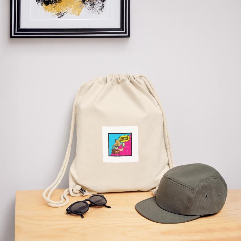Je deviens Classique Pop Retro Sac à cordon recyclé Stanley/Stella