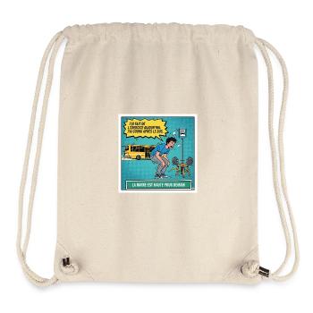 Hohe Messlatte für morgen - Stanley/Stella recycelter Gym Bag - Naturweiß - Vorne