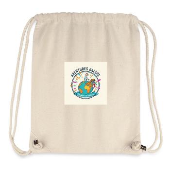 Adventures Galley World in Aktion - Stanley/Stella recycelter Gym Bag - Naturweiß - Vorne