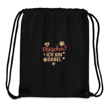 Plätzchen? Ich bin dabei. - Stanley/Stella recycelter Gym Bag - Schwarz - Vorne