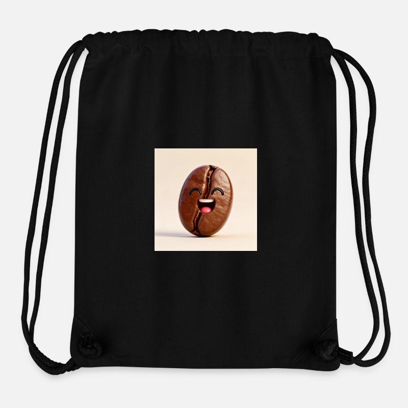 Grain de Café Rieur - Sac à cordon recyclé Stanley/Stella - noir