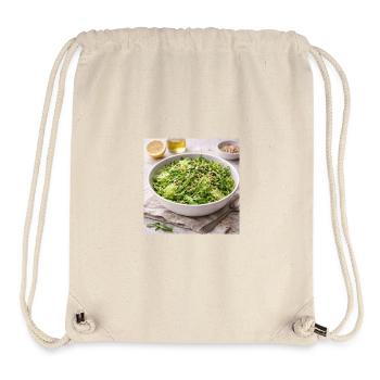 Rucola Pinienkernen Salat - Stanley/Stella recycelter Gym Bag - Naturweiß - Vorne