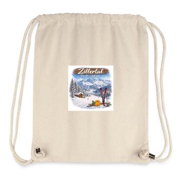 Dahoam Zillertal - Stanley/Stella recycelter Gym Bag - Naturweiß - Vorne