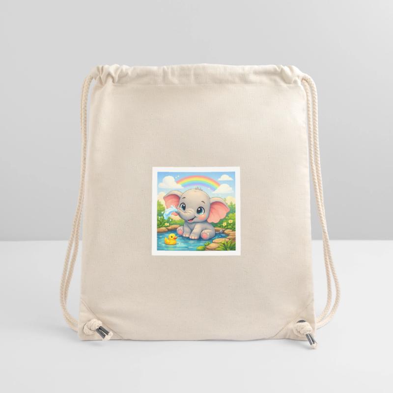 Elli l’Éléphant Sac à cordon recyclé Stanley/Stella