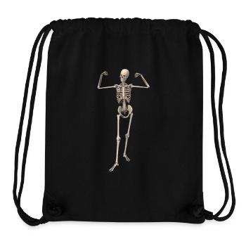 skeleton bone man - Stanley/Stella Recycled Gym Bag - black - Front
