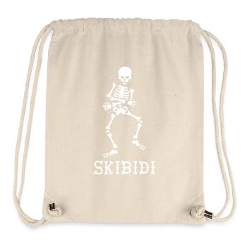 #SkibidiChallenge Skibidi meme tanzende skellett - Stanley/Stella recycelter Gym Bag - Naturweiß - Vorne