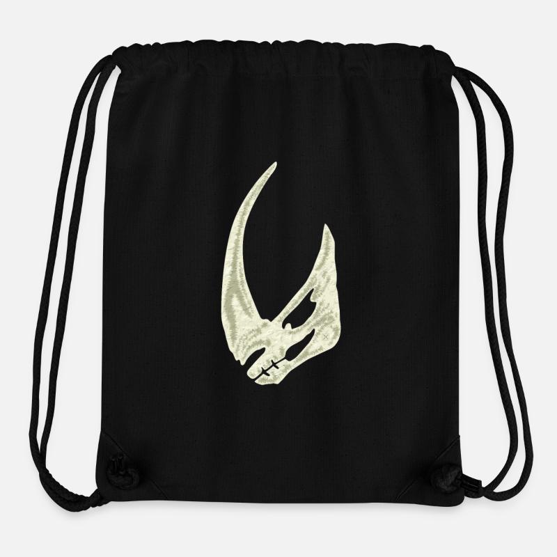 Le mudhorn - Sac à cordon recyclé Stanley/Stella - noir