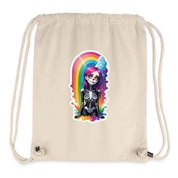 Halloween - Rock & Regenbogen - Stanley/Stella recycelter Gym Bag - Naturweiß - Vorne