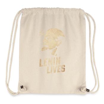 Lenin Lives - Stanley/Stella Recycled Gym Bag - natural - Front